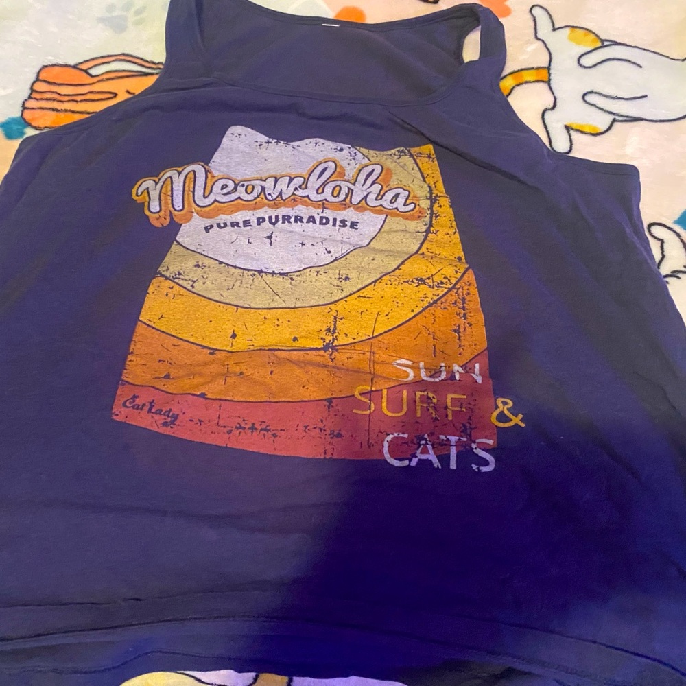 Meowloha Tank Top